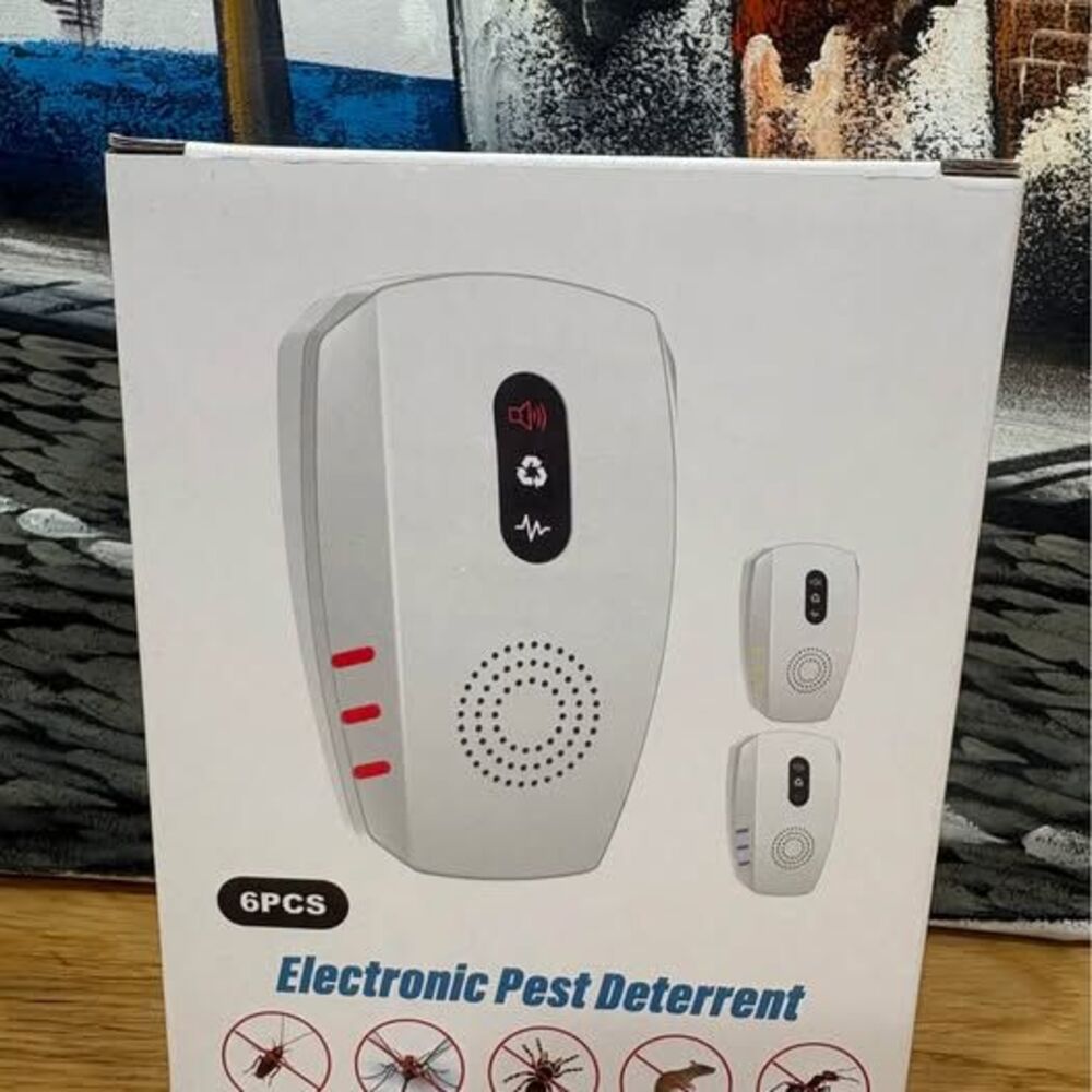 Electronic Ultrasonic Pest Deterrent – 6-Pack, Model JL216